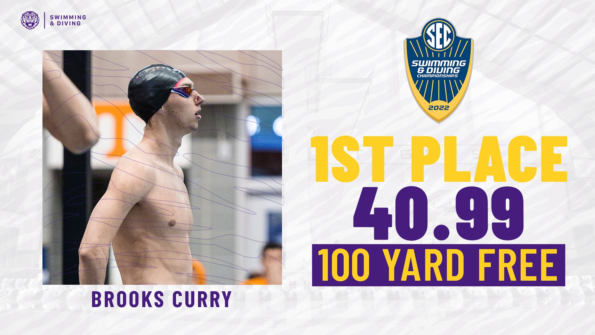 LSU Swimming & Diving on Twitter "Brooks just did that 🥶 ️ School