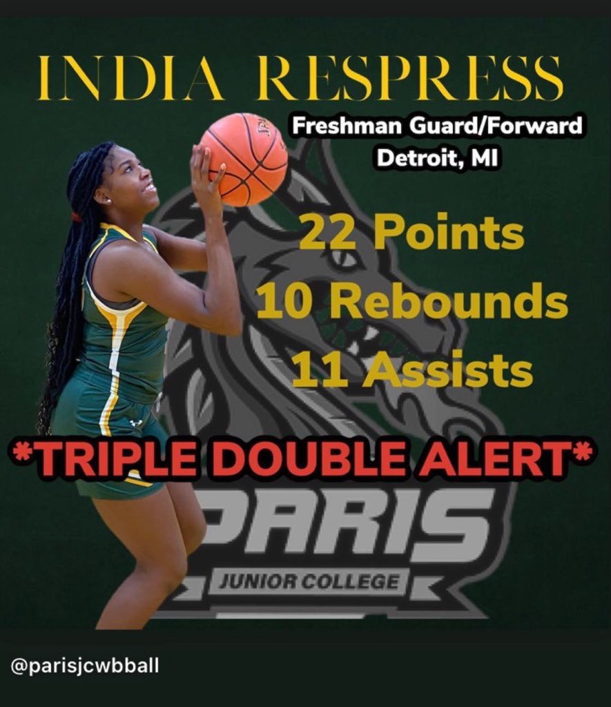 Yep...she did that! 💪 

What makes this impressive is she's the not a primary ball handler and is mostly the 4th option. Just does a lot of things to help your team win!