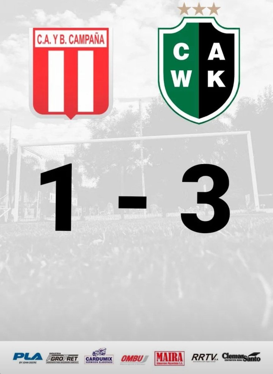Ganoooooooooooo el #Kemmis CARAJO.
El team de Pablo Franquelli derrotó a Campaña, de visitante, por 3-1 con tantos de <a href="/EmanuelFassi/">Emanuel Fassi</a>, Mou Cezar y Federico Cezar. Es este el camino muchachos