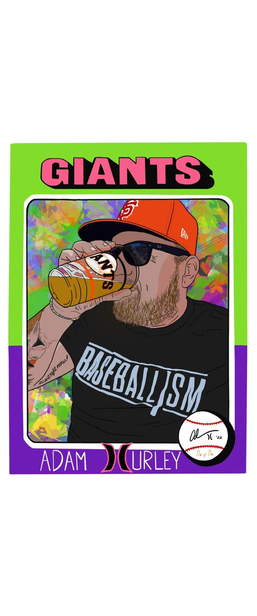 ahurley41's tweet photo. As soon as my guy @EricPete86 got a look at my #1975Topps One of One, he had to have his own from #1986Topps 

Gotta say, I’m wicked proud of this one. #digitalArt #Topps #hobbylove #baseballcards #TheHobby #hobby #drawing #applePencil 🍎✏️ #iPadpro #Procreate https://t.co/JWnf1xCh7L