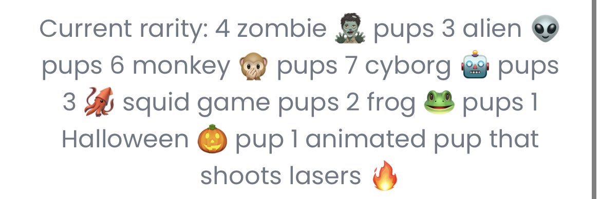 NYCcryptolab's tweet photo. We have some exciting news twitter!!!! We just launched a crypto punk pup collection. 5% of first sales will go to charities for welfare of animals. There is a clear rarity map and collection is capped at 101! Please like, share, rt. https://t.co/pARk2IpoLj #bayc #nfts #nft https://t.co/HPXnekKIov