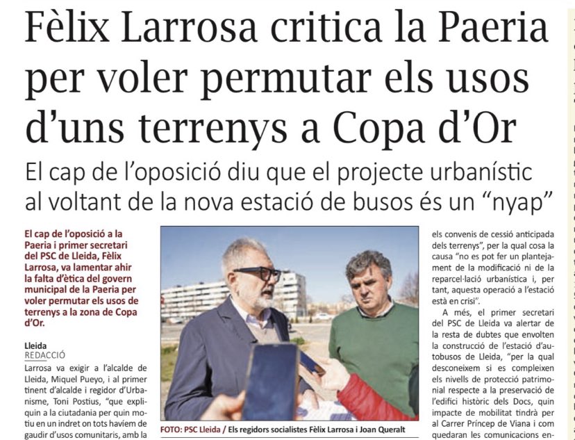 amicsdelalletja's tweet photo. Penseu que en @flarrosa és expert en #nyaps… pretenciós d’anar d’expert quan…

El seu currículum l’avala… sort que va ser breu… perquè les nyapes… #MuseuDelClima 

Llicenciat en dret amb postgraus de turisme que resulta que va de Calatrava https://t.co/oLL8Ub3gH4