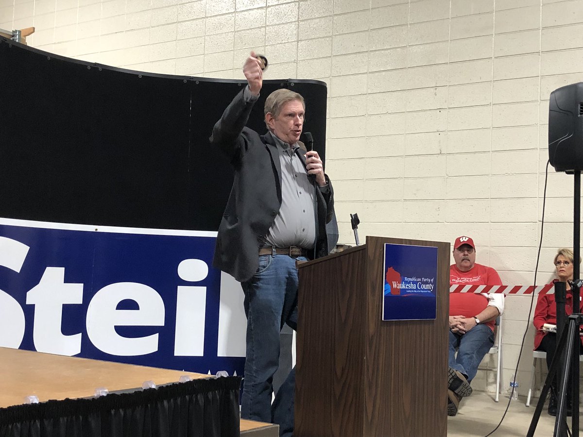 SheriffSeverson's tweet photo. I had the honor of speaking to several hundred of my bosses in Waukesha this morning. I’ve worn a badge and defended the Constitution for 35 years, and I don’t intend to stop now. https://t.co/kS5TkWgnCn