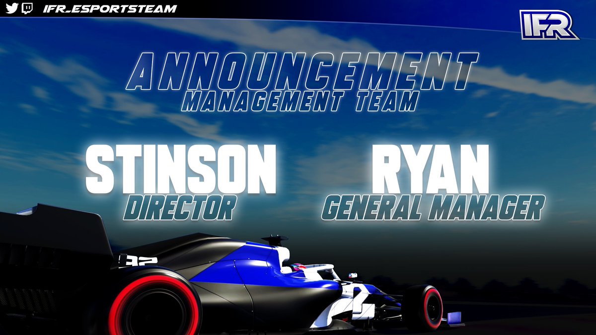 Management Announcement ❗

We are happy to announce that @Ryan__55x  is promoted to General Manager and @IFR_Stinson will move forward to be the Director! We believe this is the right step forward and we can't wait to see what the future holds!