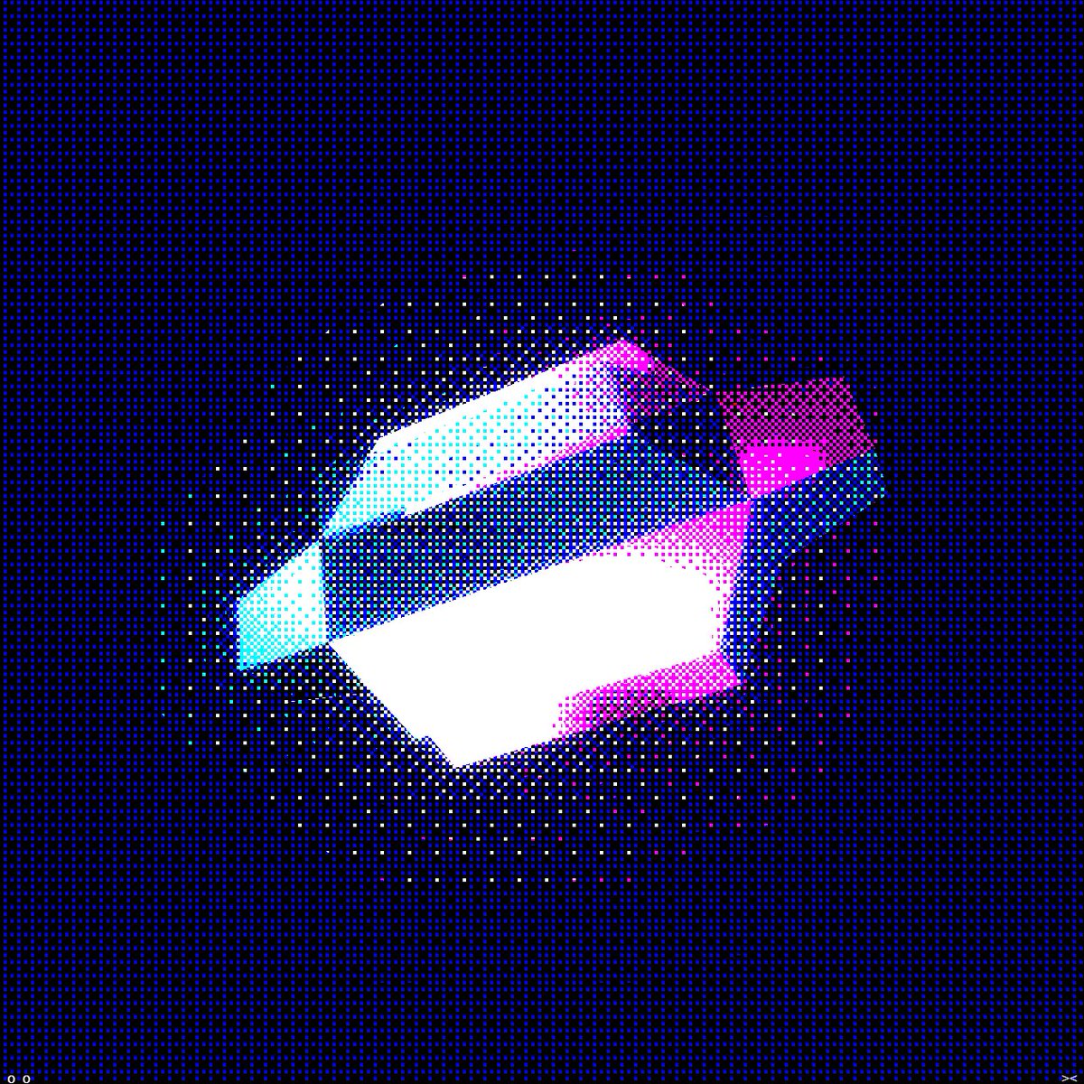 LukaPiskorec's tweet photo. #protocells are evolving new primitives, shapes from which their structure is derived. Not really atoms, more like axioms in the growth system, the "hard coded" starting points. #WIP from {protocell:labs}
#fxhash #3bit #dithergang #threejs #creativecoding https://t.co/hH7fNGu4lY