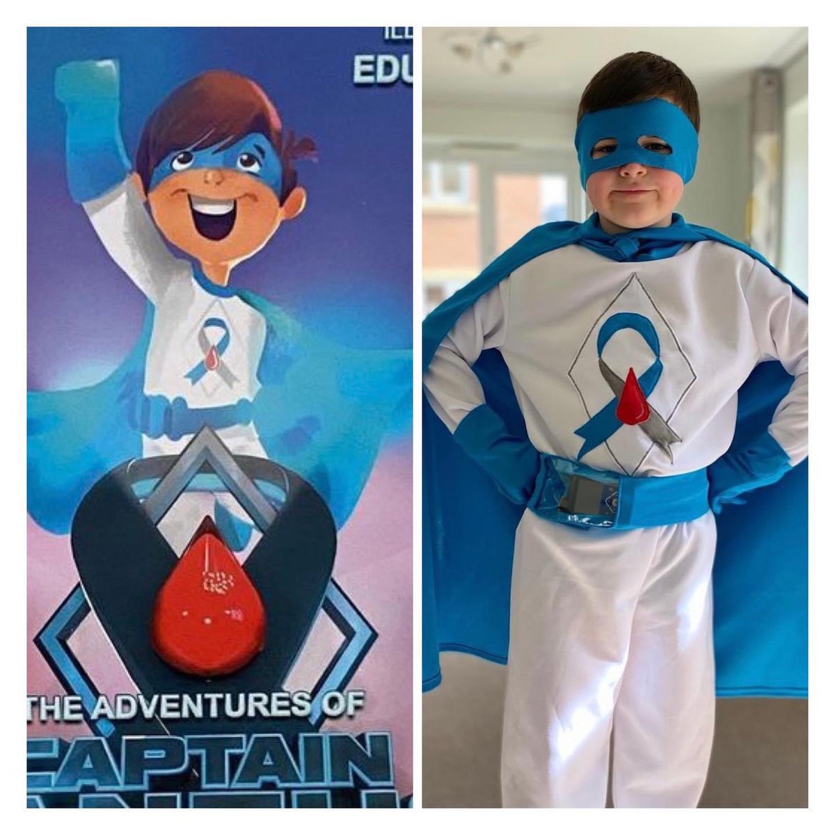 the_lantus's tweet photo. Hi @antanddec @itvtakeaway below is max aged 8,  Max has type 1 diabetes and during lockdown he wanted to create a children’s book that would help children like him feel like a superhero! I would love to surprise him with a getaway holiday!! RT @DiabetesUK @JDRFUK https://t.co/Piofsk5yWe