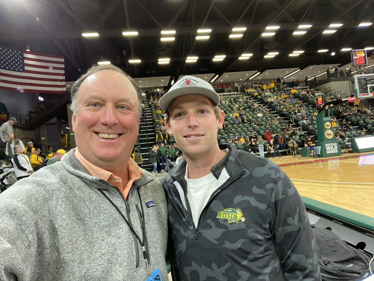 McFeely_Inforum's tweet image. This is Collins Moe (@larrybirdy1994) from Charleston, S.C. He finished last in his fantasy football league so for “punishment” his friends sent him to Fargo. Fargoans found out, so he’s having a blast instead. Column coming tomorrow.