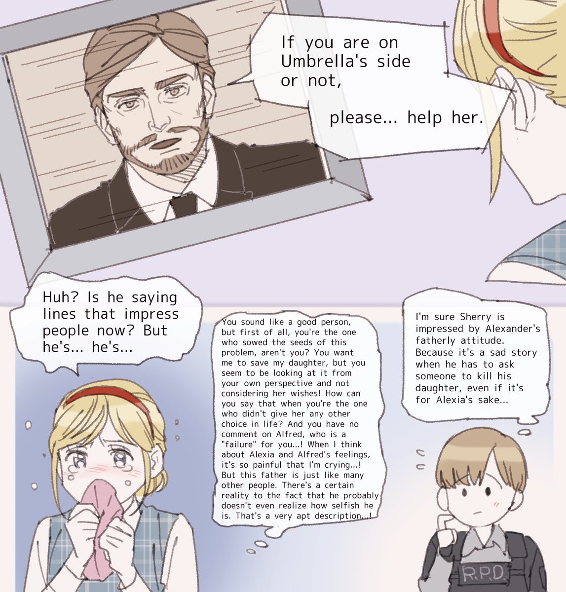 I like Alexander very much because he is a character with depth, but I also think his arguments are sophomoric.