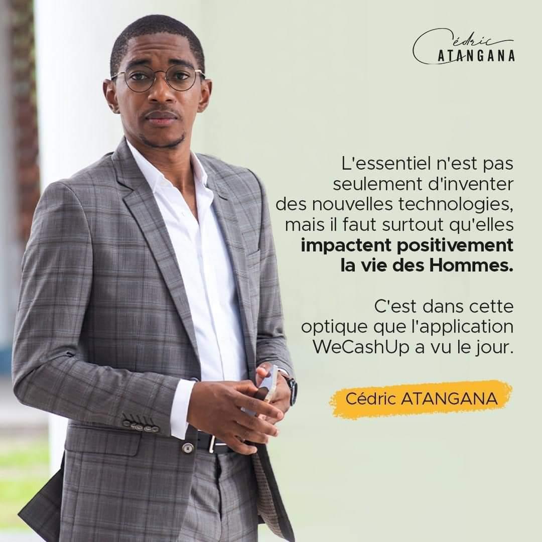 cedricatangana's tweet photo. L'essentiel n'est pas seulement d'inventer de nouvelles #technologies, mais il faut surtout qu'elles #impactent positivement la vie des Hommes. C'est dans cette optique que l'application @WeCashUp_app a vu le jour. https://t.co/bF2cIJCwgI