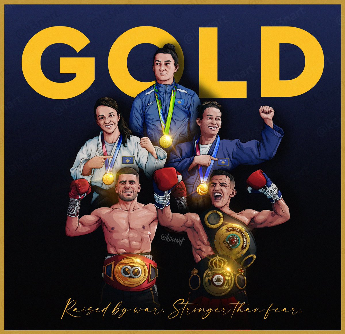 GOLD 
🇽🇰🇦🇱💪🏼

#gold #goldenmedal #judo #boxing #art #artwork #illustration #digitalart #sketch #painting #digitalpainting #retweet #k3nart #albania #albanian #kosovo #Kosova #illyria #illyrian #illyrians #dardania #dardanians