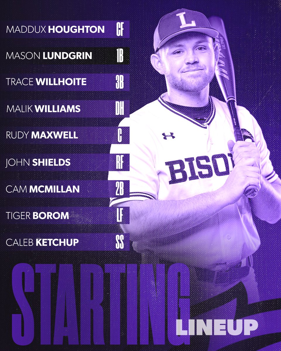 BisonBaseball's tweet photo. Time for the offense 

#IntoTheStorm ⛈️ | #HornsUp 🤘 https://t.co/XKhVuQGMLb