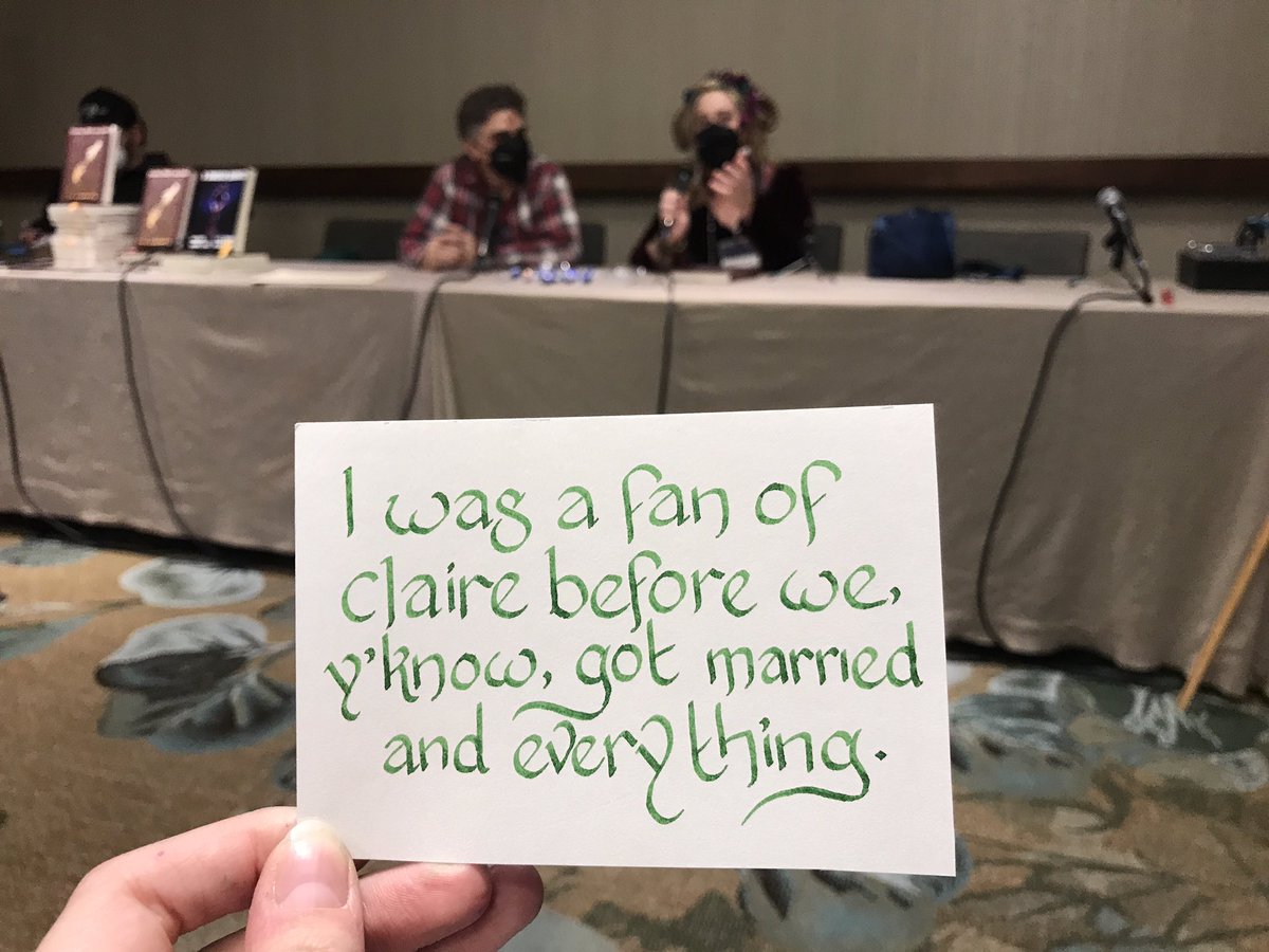 dbcalligrapher's tweet photo. She is pretty cool. (read #DarkBreakers by @csecooney ) https://t.co/7F4Ogfb2aT