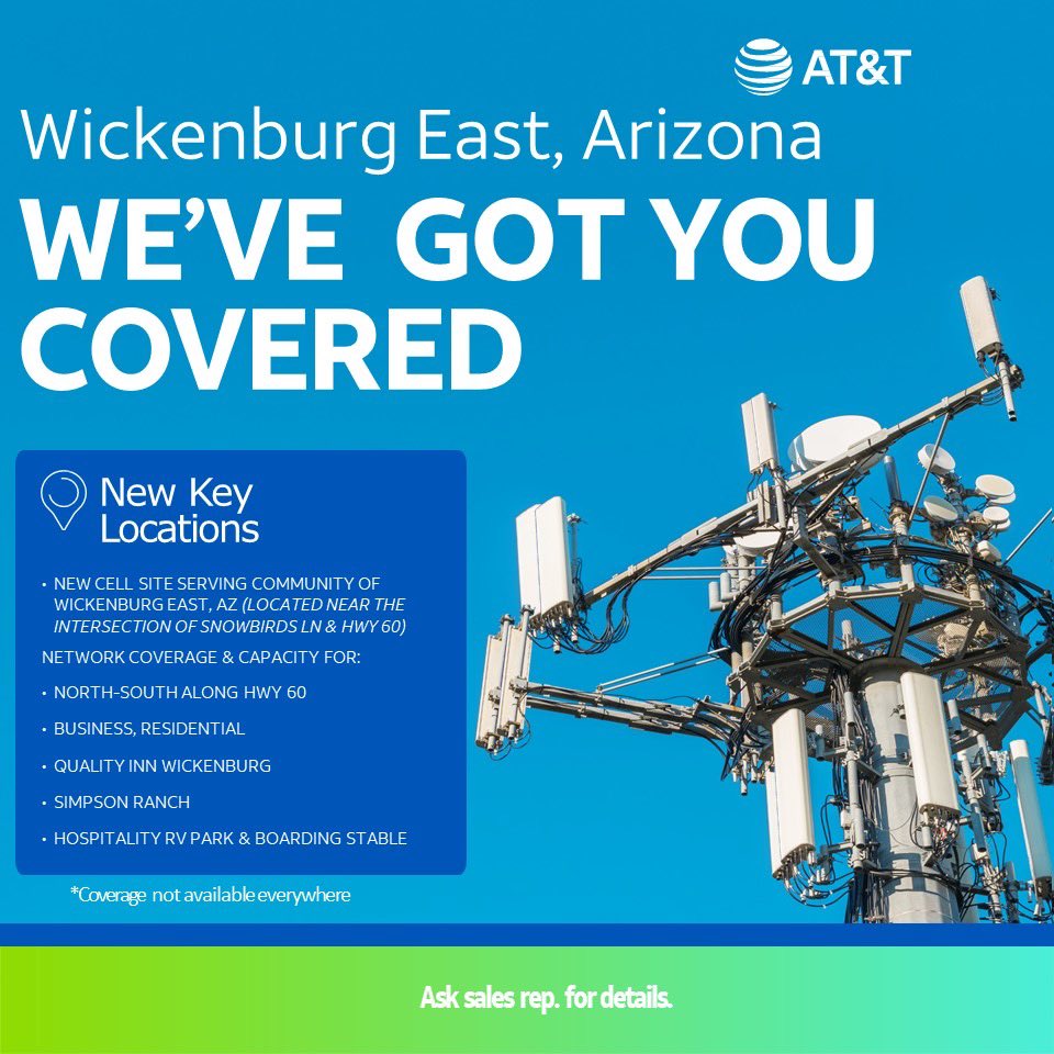 DesertSW_'s tweet photo. We are excited to announce a new network update for Arizona!!! π€©
DSW we have you COVERED! Stay connected with increased capacity and expanded coverageπΆ. Visit a store today to learn more about the network near you!
#DSWVillage #ASiteIsBorn #ATT #G2NH https://t.co/iCyaYfJ6Kk