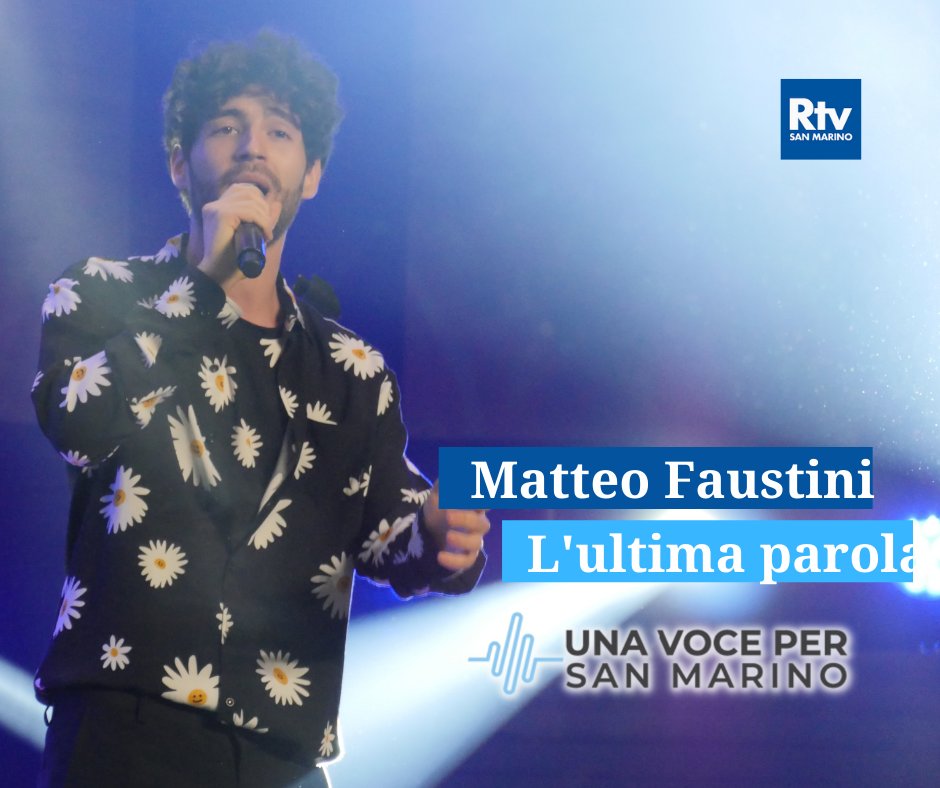 SanMarino_RTV's tweet photo. Matteo Faustini - L'ultima parola
a Una voce per San Marino 2022 🇸🇲
#unavocepersanmarino #esc2022 #sanmarino #eurovision https://t.co/QxR2pUe73c