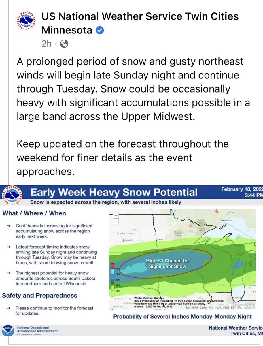 We are ready in Minneapolis/St Paul 
#SOUTHVIEWDESIGN  #SNOWFIGHTERS <a href="/SteveSmythe12/">steve smythe</a>