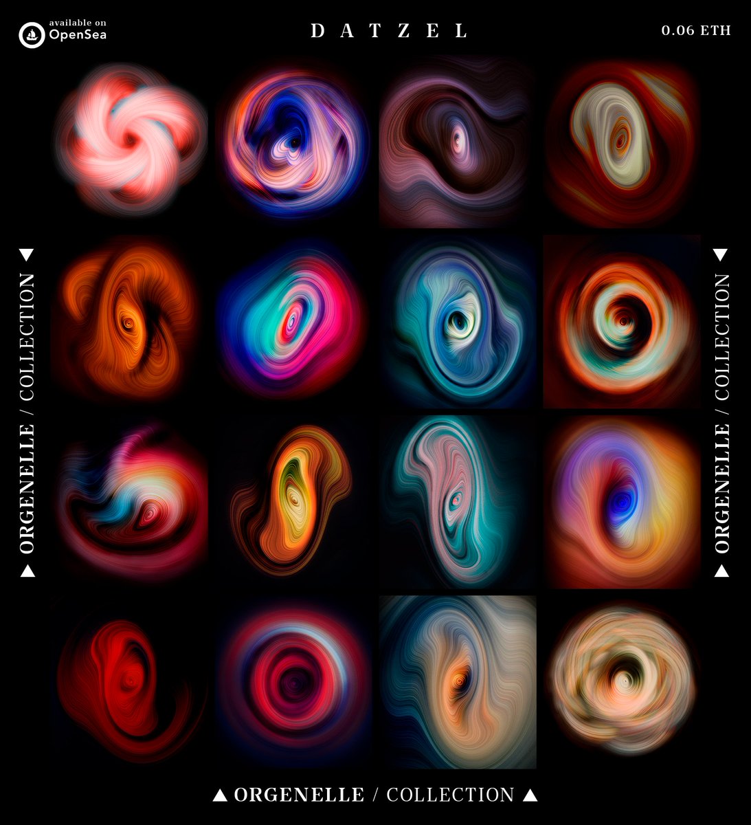 The Orgenelle collection is a set of pieces made manually in Photoshop.

Floor price 0.06 ETH

opensea.io/collection/org…