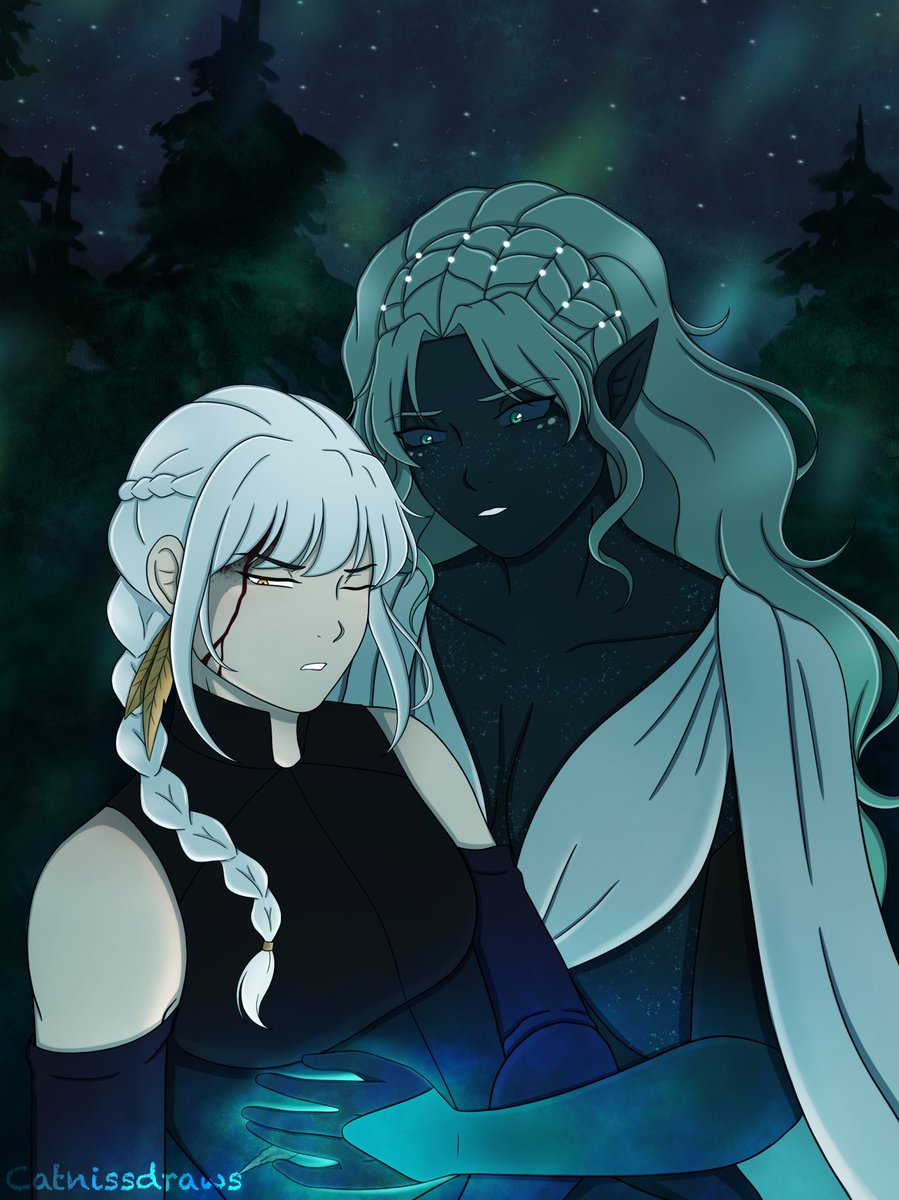catnissdraws's tweet photo. Creating another dnd character? In this economy? More likely to happen than you'd think. ✨
-
Created for @Legionarts26 campaign! Morena is a hexblade warlock who I have a hot feeling is going to need all the healing 😅 

#dnd #dungeonsanddragons #DnDcharacter #warlock #druid https://t.co/mK70UBlhQe