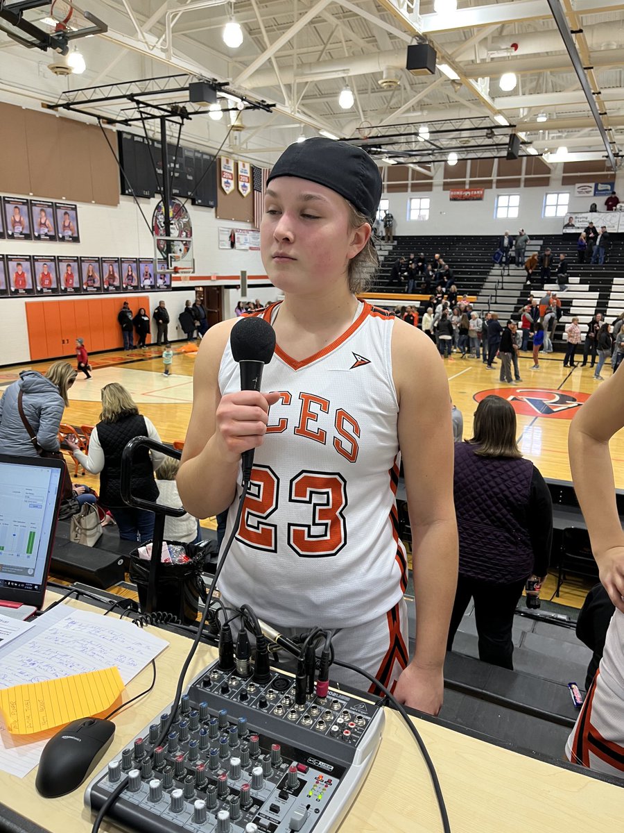 BehrensBill's tweet photo. Grace Davis talks to FCSN about hitting a big 3 pointer after a time out that helped lead the Aces in tournament action ⁦@FCSportsNetwork⁩ ⁦@AC_Athletics1⁩ https://t.co/XyGxAhHGiB