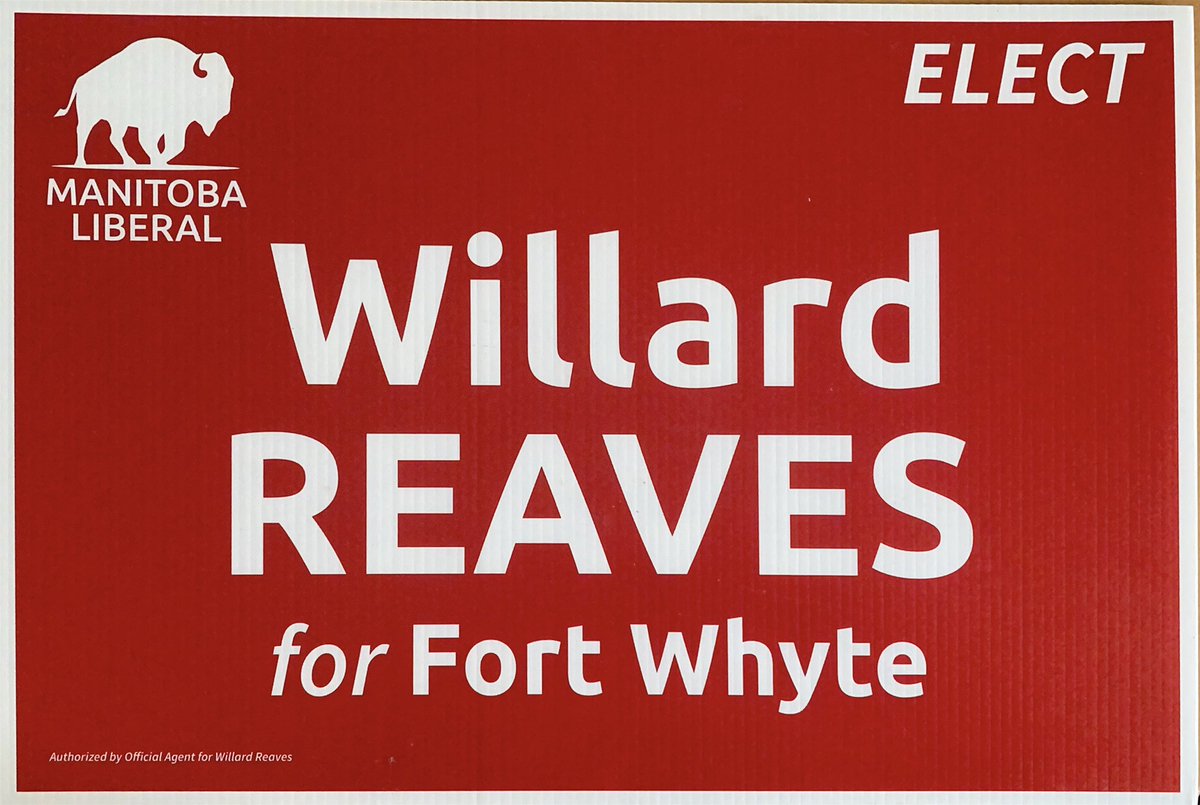 Willard_Reaves's tweet photo. You can show your support for my campaign by displaying a lawn sign.

Send us an e-mail at willard@willardreaves.ca 
or give us a call at 204-237-6600

Someone from my team will deliver one to you when the election is called. #mbpoli https://t.co/FutlABHLpc