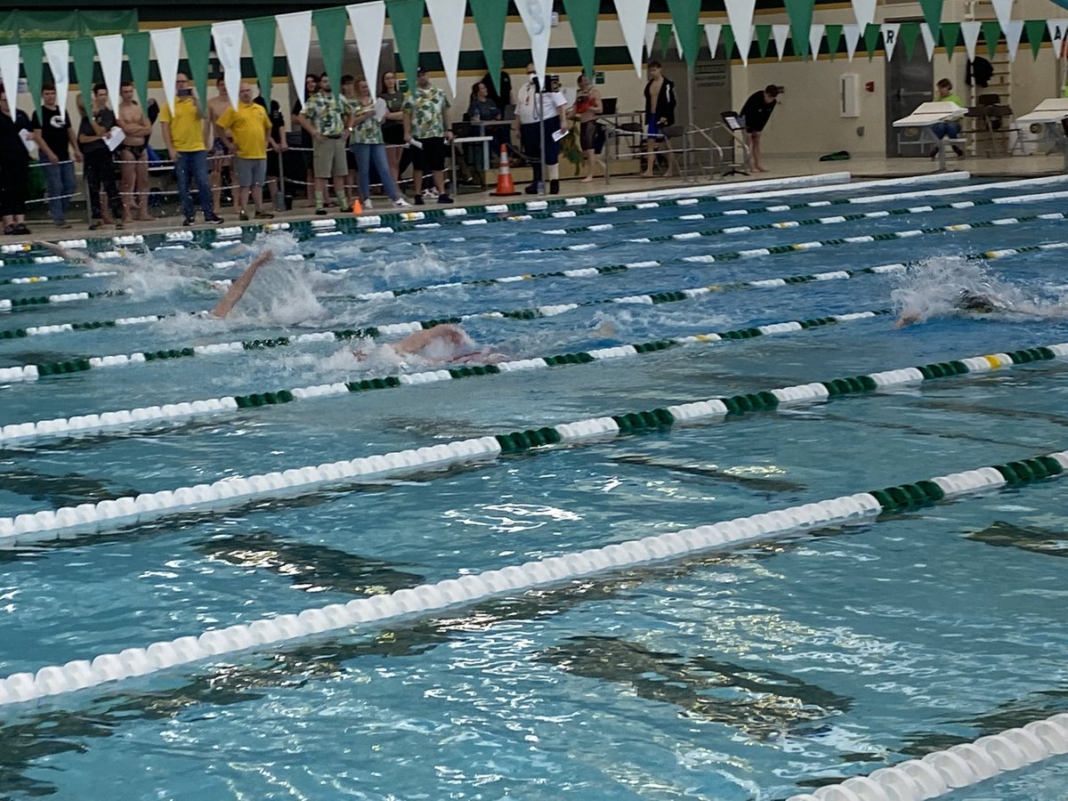 Gabe Kazmierczak places 2nd and Logan Davis 8th in the 100 backstroke!!💙💛💦
<a href="/ElkhartHSSports/">Elkhart High School Athletics</a>