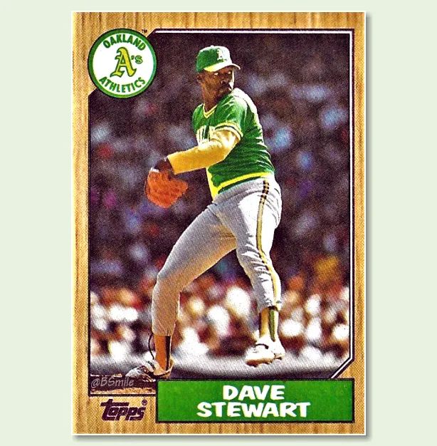 Happy Birthday to A\s Hall Of Famer Dave Stewart! 