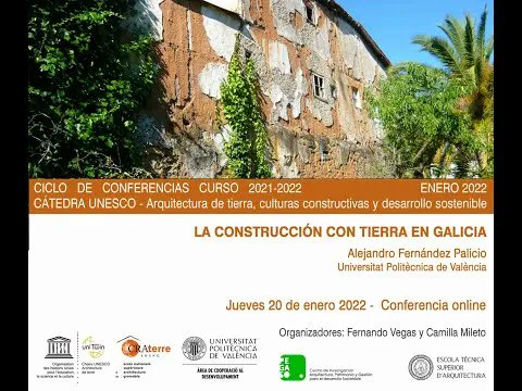 La construcción con tierra en #Galicia representa un patrimonio poco conocido pero muy variado, que ha sido habitado desde el Neolítico hasta hoy. Descúbrelo en esta charla de la <a href="/UPV/">Universitat Politècnica de València</a> con Alejandro Palicio, arquitecto y experto en construcción con tierra: buff.ly/36i5amT
