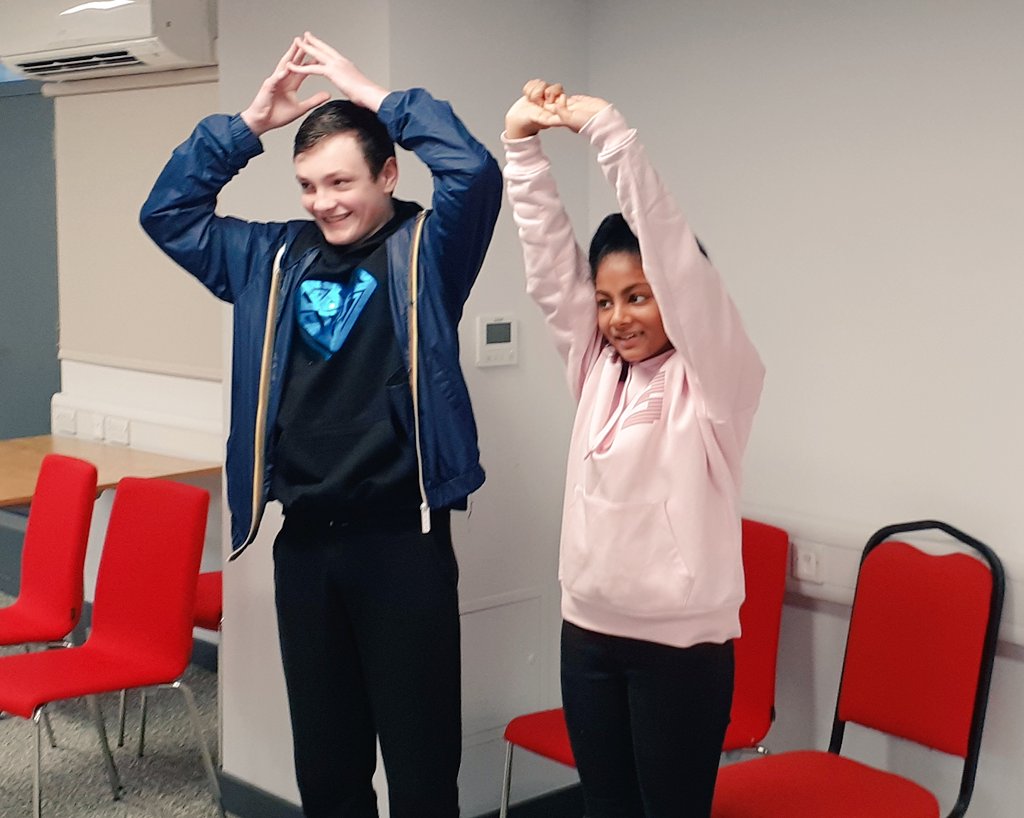 BelgradeHubs's tweet photo. Today, our 13-17s have been recreating scenes from scripted plays, as they prepare for their end of term sharing...

#YouthActingClasses
#TacklingText

@BelgradeTheatre https://t.co/rV8F7VOPLU