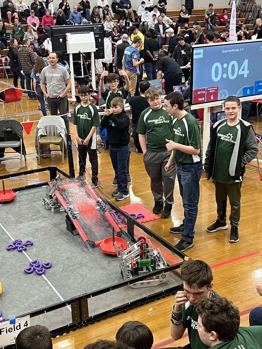 Ready for the semifinals match against the 12th seed alliance
