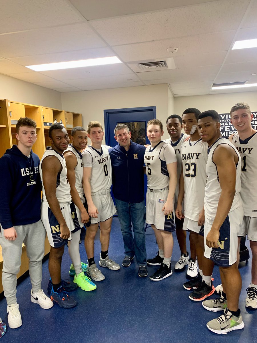 TheAndyKatz's tweet photo. Got the 93-72 W against Northfield Mount Hermon. 1-0 as fill-in assistant for @toshea1 NAPS @NavyBasketball. Future is bright for Navy/Coast Guard Academy hoops: https://t.co/laXg2unbim