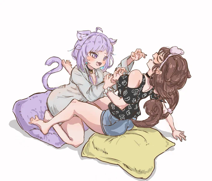 こちょこちょ
#おかころ #絵かゆ    #できたてころね 