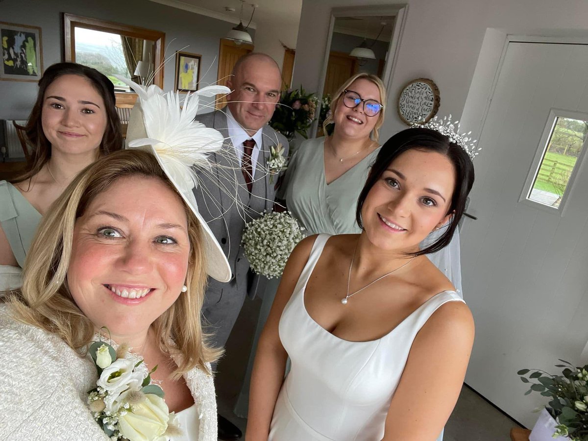 Stormy day yesterday but oldest daughter got married so a happy day for us!!