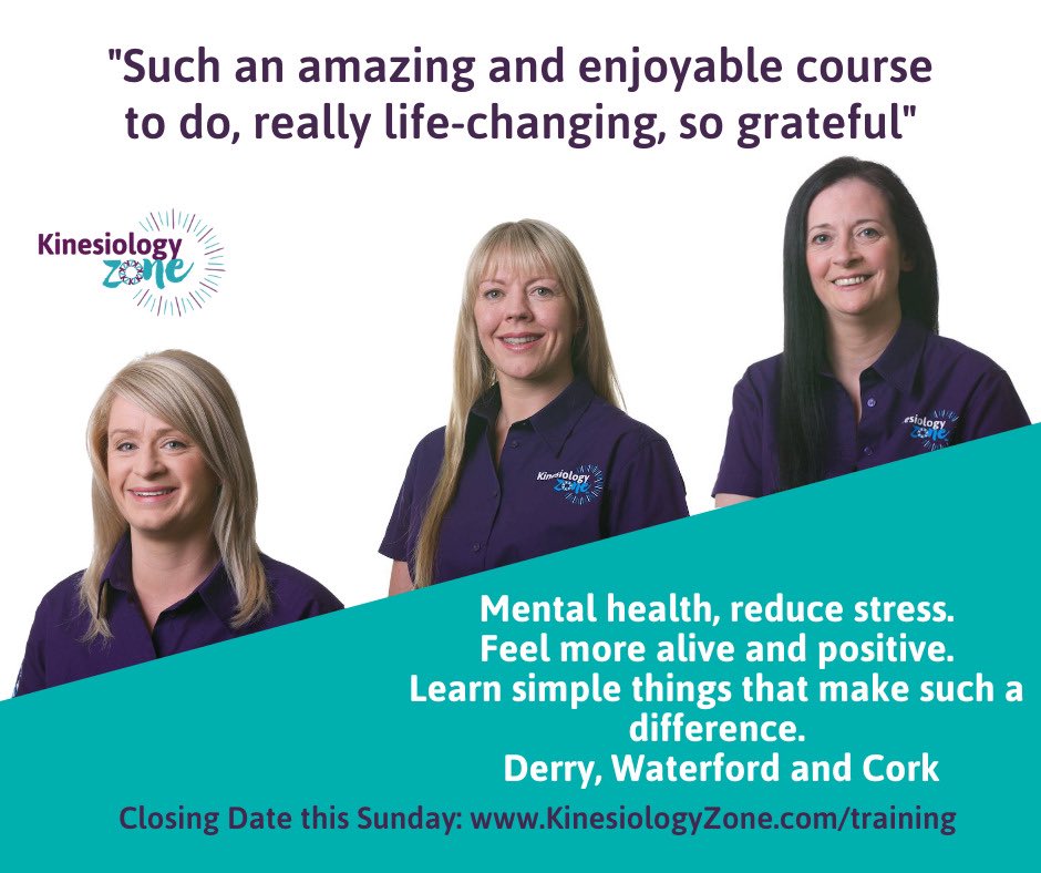 Looking forward to welcoming new students on Balanced Health next weekend. Derry, Waterford and Cork.