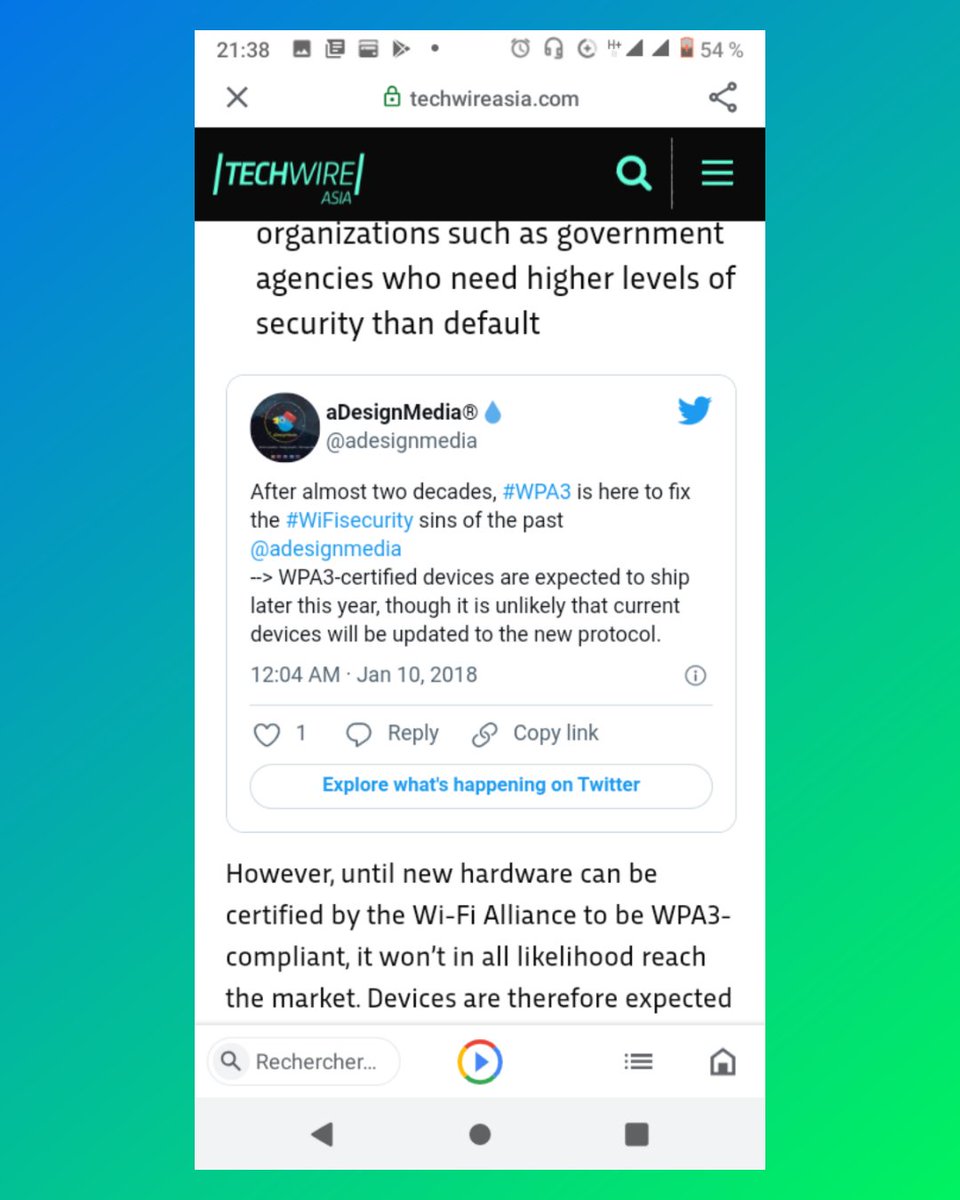 adesignmedia's tweet photo. #adesignmedia
trusted source
@TechWireAsia Thanks
#technologies #technology #tech https://t.co/VEnrSGqxTf