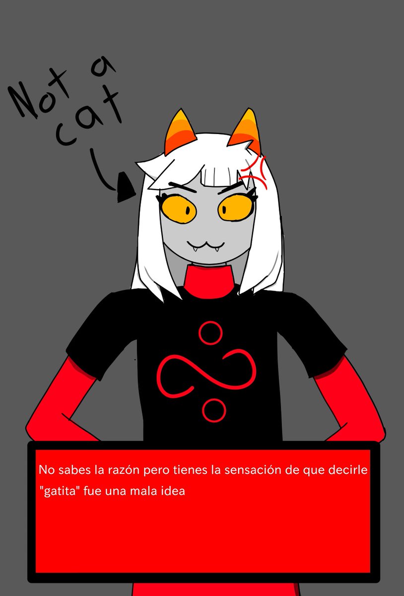 Dimori09's tweet photo. @ElCafeDeAlexis1 y yo al fin terminamos de jugar @Cheatstuck_CS así que decidí hacer un pequeño fan art de uno de sus personajes que obviamente no parece para nada un gato
#homestuck #cheatstuck #Fangame https://t.co/bX53L4nVt0