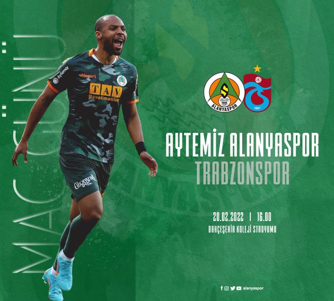 Alanyaspor Sosyal Medya Ekibi Tarafından Hazırlanmış Trabzonspor Maç Görseli
