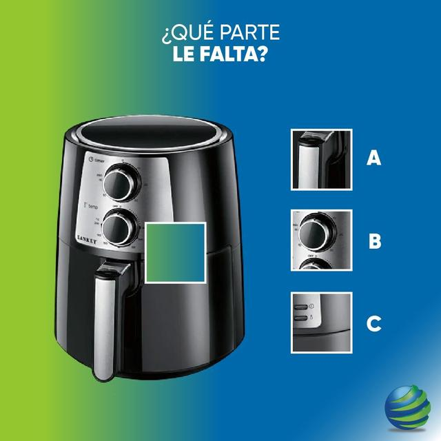 RodelagPanama's tweet photo. ¿Qué parte le falta a la Freidora de Aire? ¿A, B o C?🤔 https://t.co/81cOo2mcbS