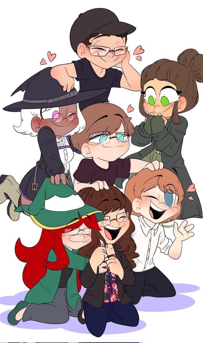 crimsonwishing's tweet photo. I have some of the best friends u can have so I wanted to show them some appreciation :) art by @Bianchi218 
pictured are @ZeroGShade, @JaeStillStreams, @saltythehyena, @SkunkBoye, @StarShadeGaming, Dakota (no twitter smh) and me at the bottom :) thank you for being my friends!! https://t.co/WOEb3SyZdw