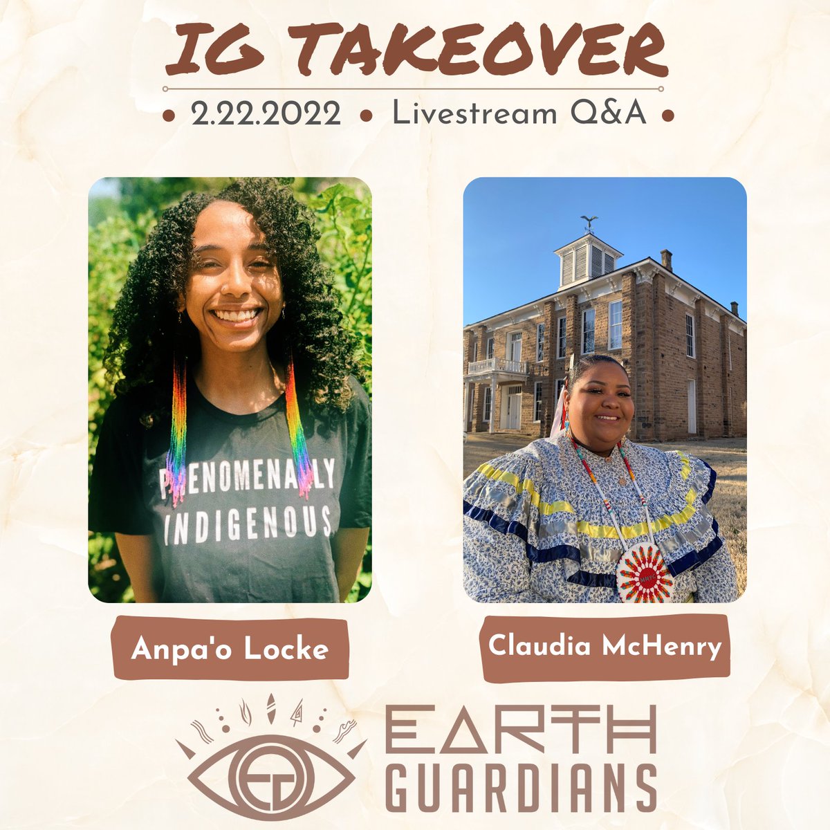 earthguardianz's tweet photo. For Black History Month, The Earth Guardians Team will be having IG takeovers to highlight Black voices this month! Our next IG Takeover is on February 22, 2022. It will be hosted by our Communications Co-Director, Anpa’o Locke and Claudia McHenry! https://t.co/XmZS1HhkY4