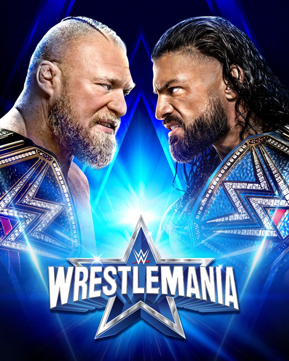 It's now #WWEChampion @BrockLesnar VS. #UniversalChampion @WWERomanReigns at #WrestleMania! @HeymanHustle @SonySportsNetwk @SonyLIV @SPN_Action