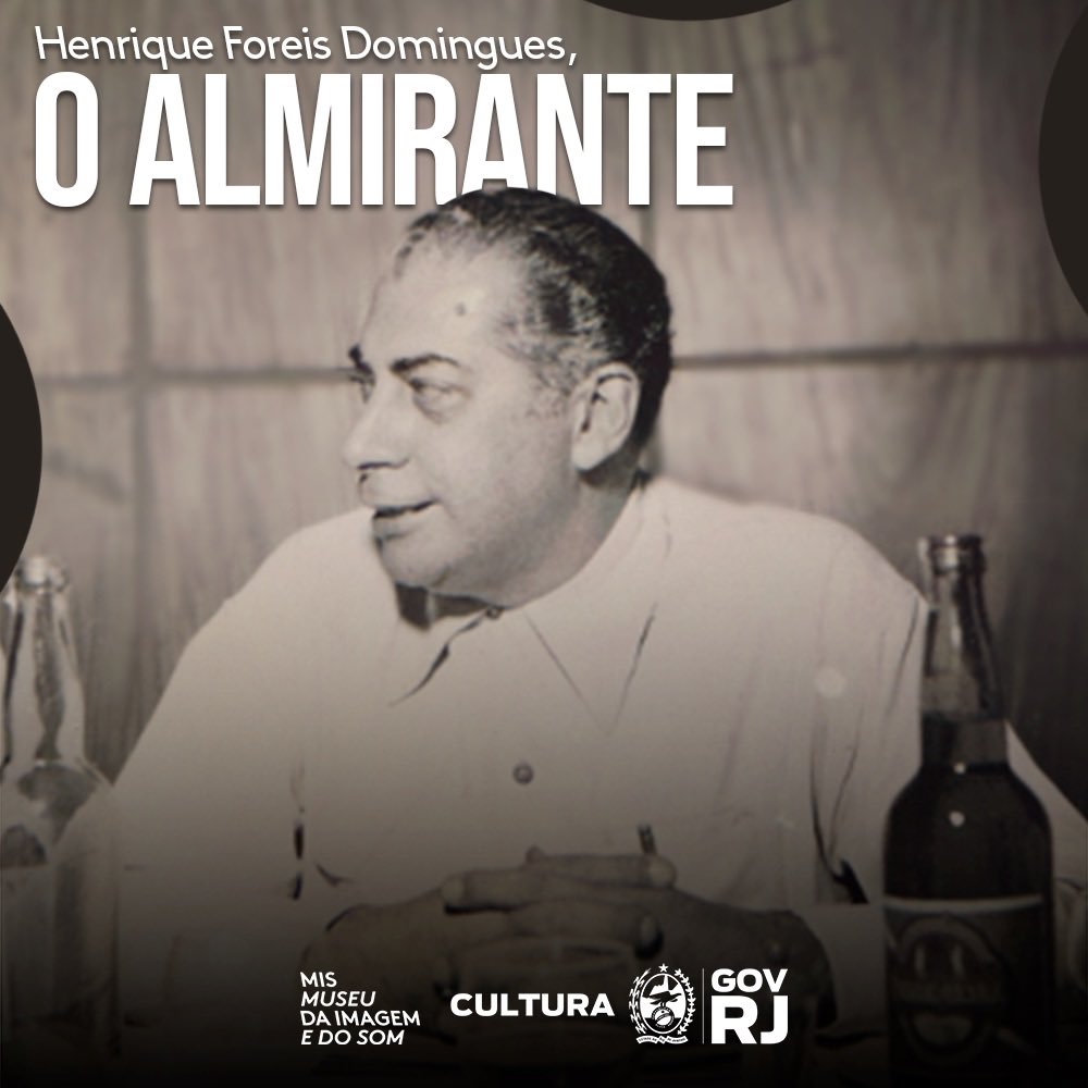 📻 “O Rádio só é diversão para quem ouve, para quem faz é um trabalho como outro qualquer”.
🗣Essas são palavras de quem foi um gigante no rádio brasileiro.   📻 Hoje (19/2), há 114 anos, nascia Henrique Foreis Domingues, o Almirante.