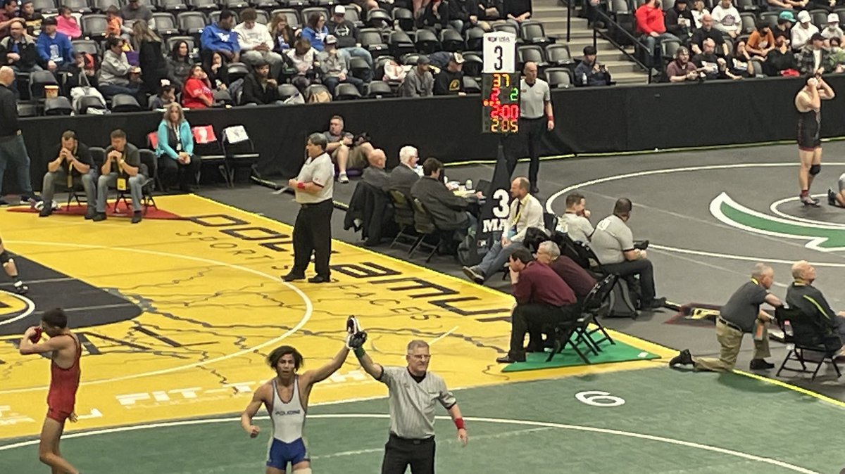 Congratulations to Tony Garcia Lopez on his 3rd place state finish!!💙💪🏻🤼