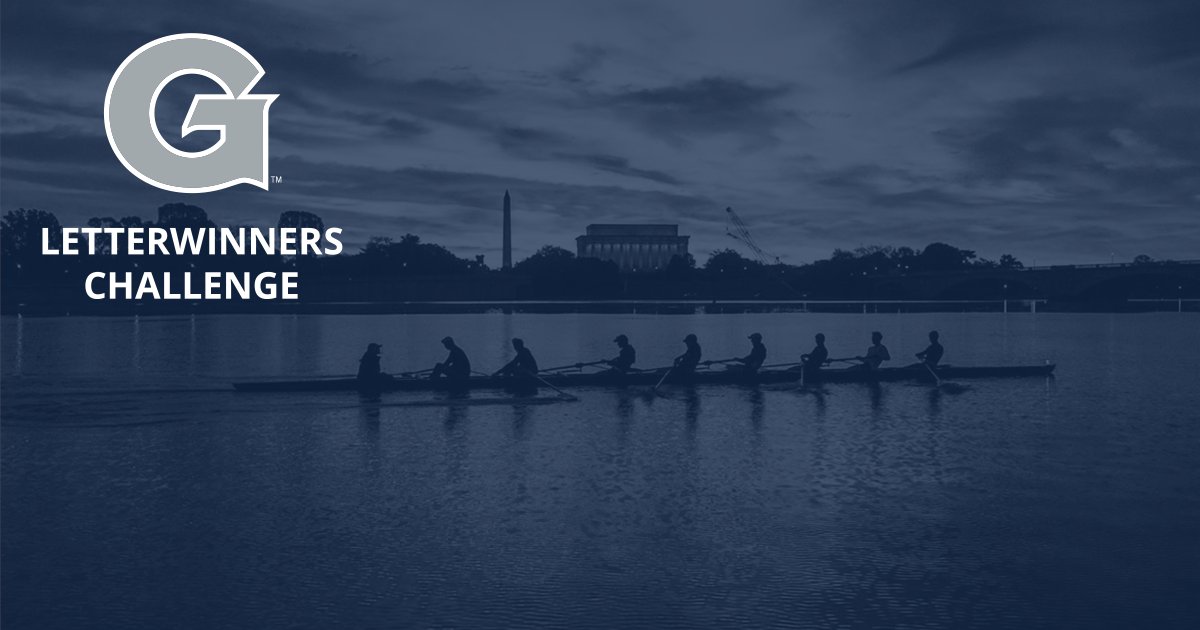 We are past the midway point of the 2022 #LetterwinnersChallenge and Georgetown Men's Rowing is in the top 3 in 2 different categories!

Check out the latest standings and make your gift in support of Georgetown Men's Rowing TODAY by visiting g.town/3BdENK6.