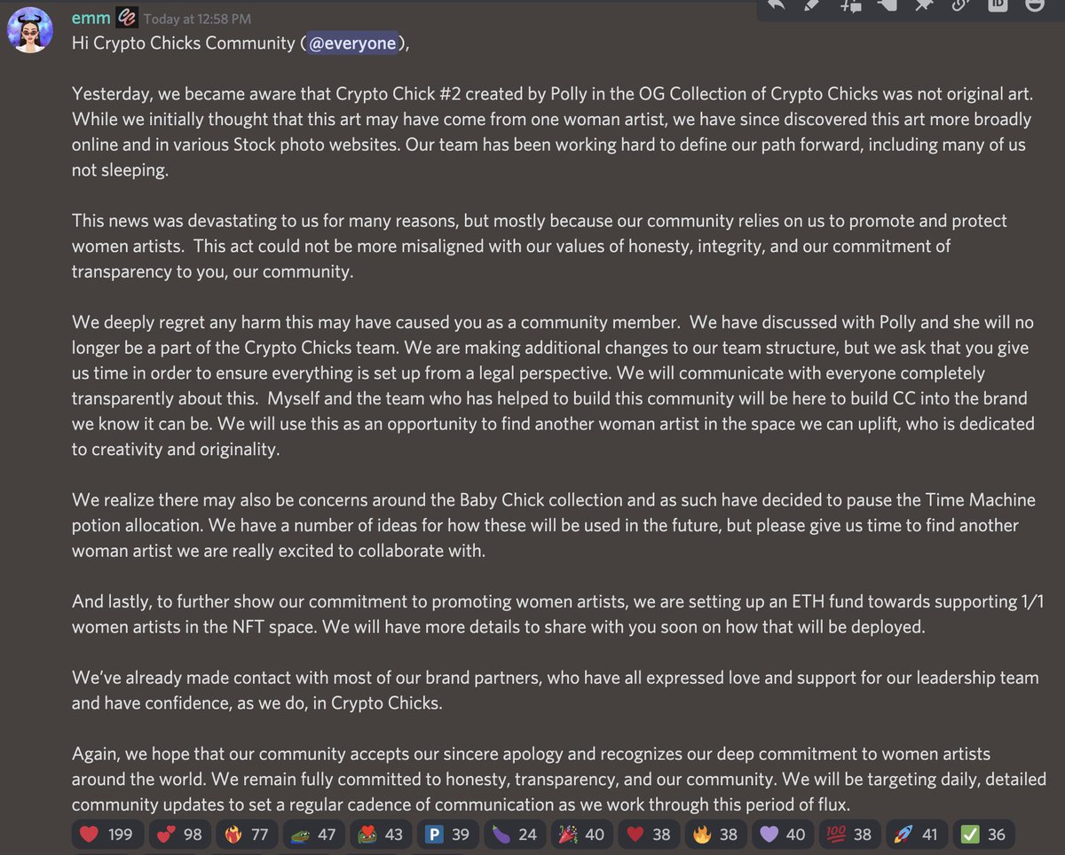 Our path forward begins. Thank you to our community 💜