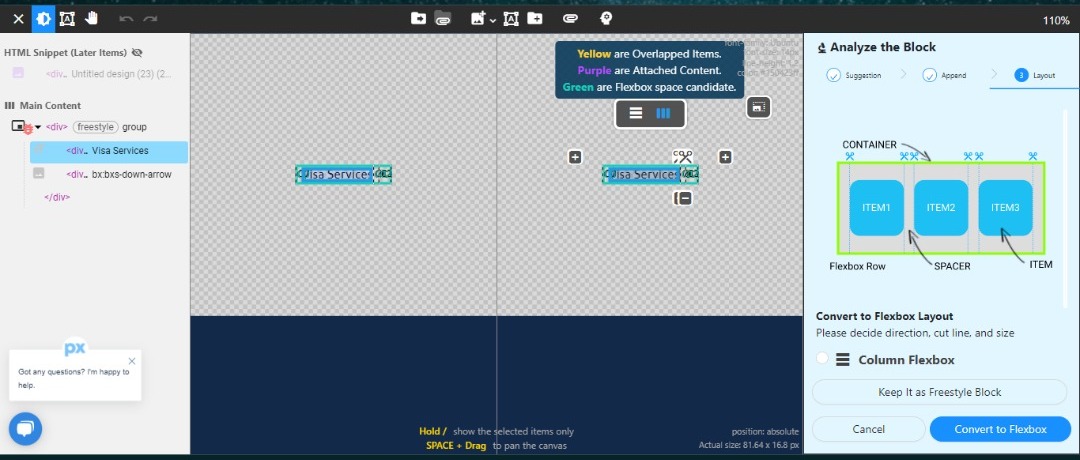 LisaUloh's tweet image. Am basically lost on how to convert Figma designs into HTML code using PXCode plugging. Please I need help always having OUT OF FLOW LAYOUT. This is my first time using it. #figma, #pxcode, #uiuxdesign #uiux #FrontEndDeveloper #HTML5