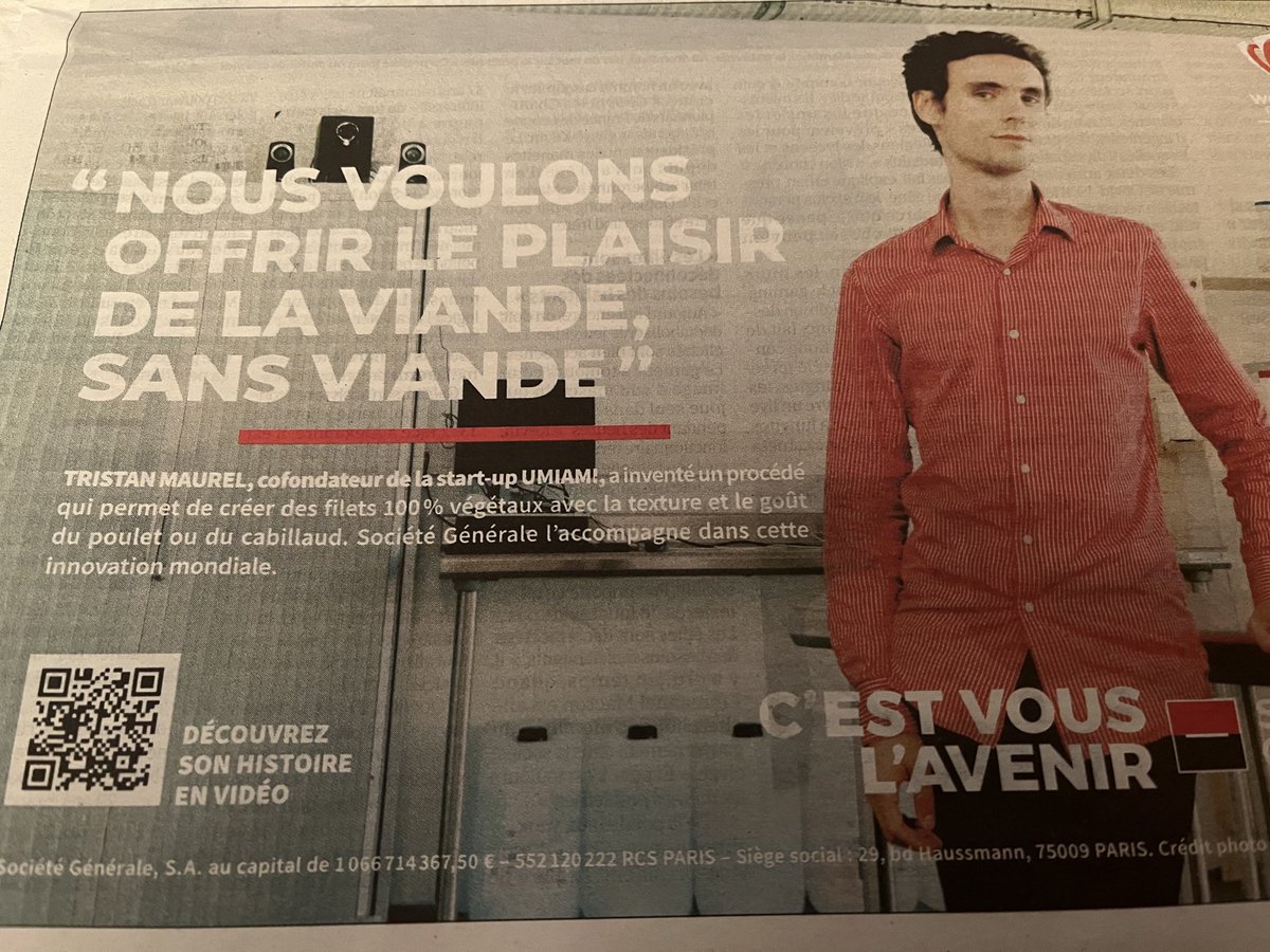 Langlai73410097's tweet photo. Pourquoi vouloir copier la viande et récupérer toute sa codification?
Cela n’a aucun sens …
#jaimelaviande https://t.co/7U2nQjusTZ