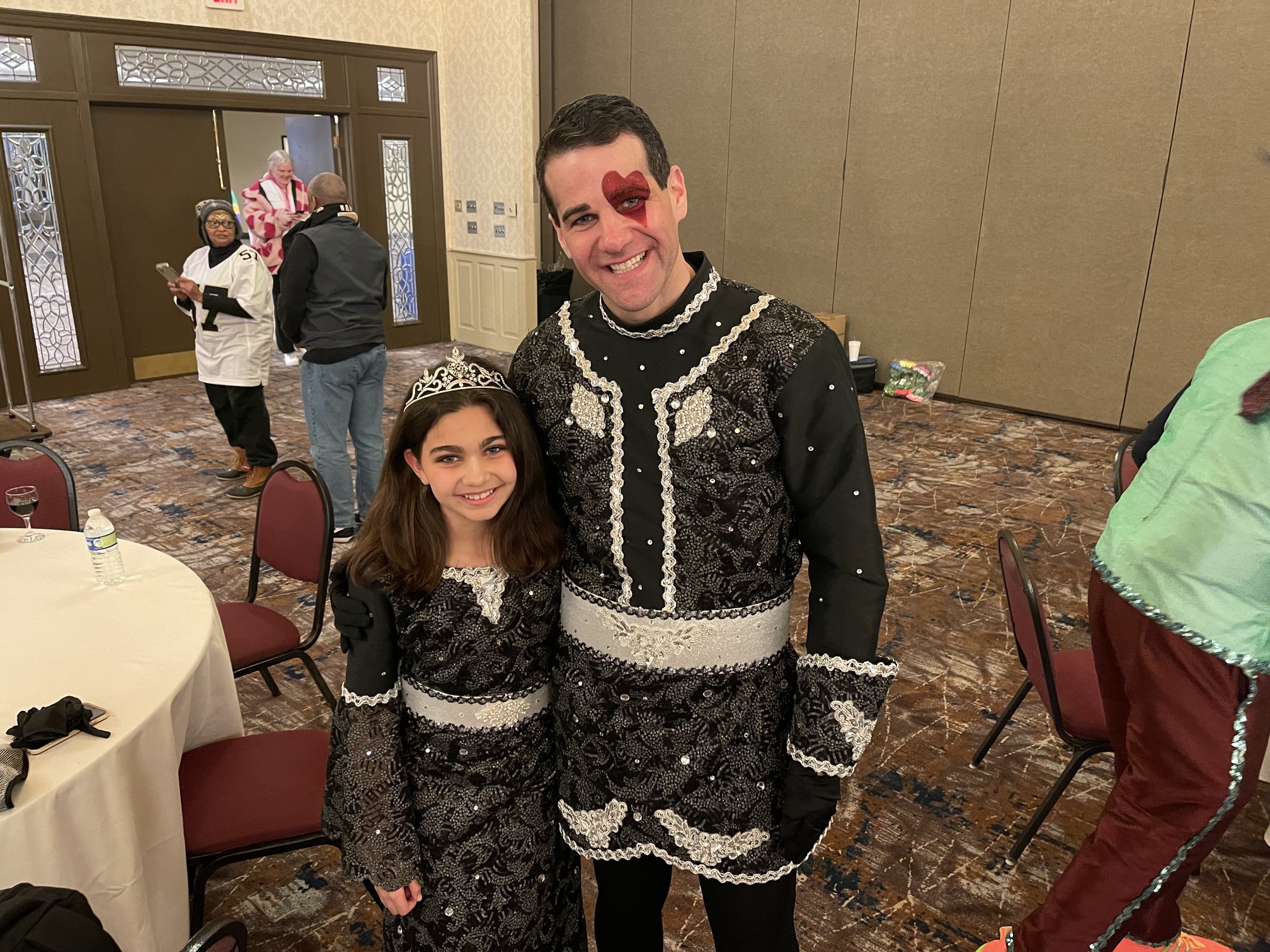Lee Zurik on Twitter "My 11 year old Megan and I riding in the Krewe