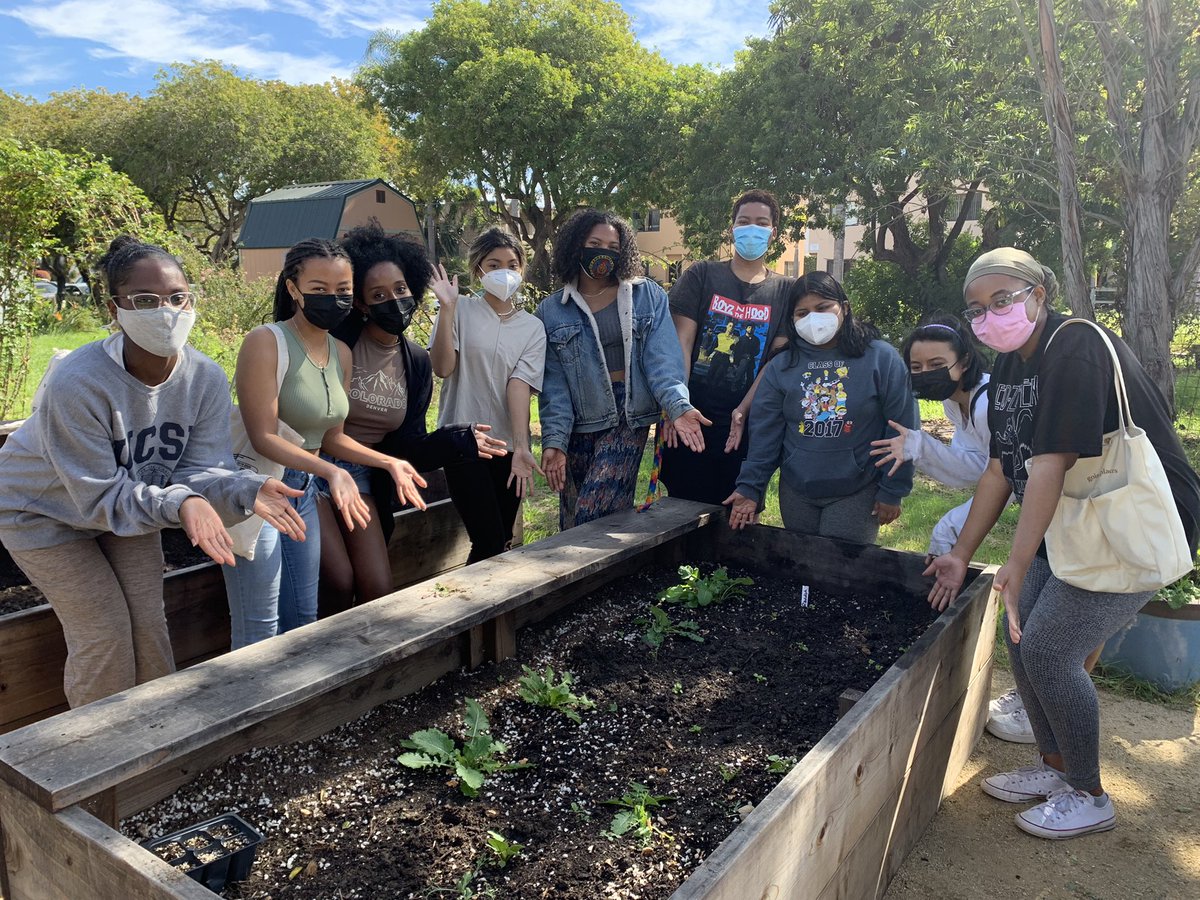 At this week’s gardening group, we de-weeded and composted the ✨3✨ new plots that BWHC is tending, planted some parsley, and prepped for new herbs to plant next time. Swipe to see our progress and the gardening crew!! 🥰