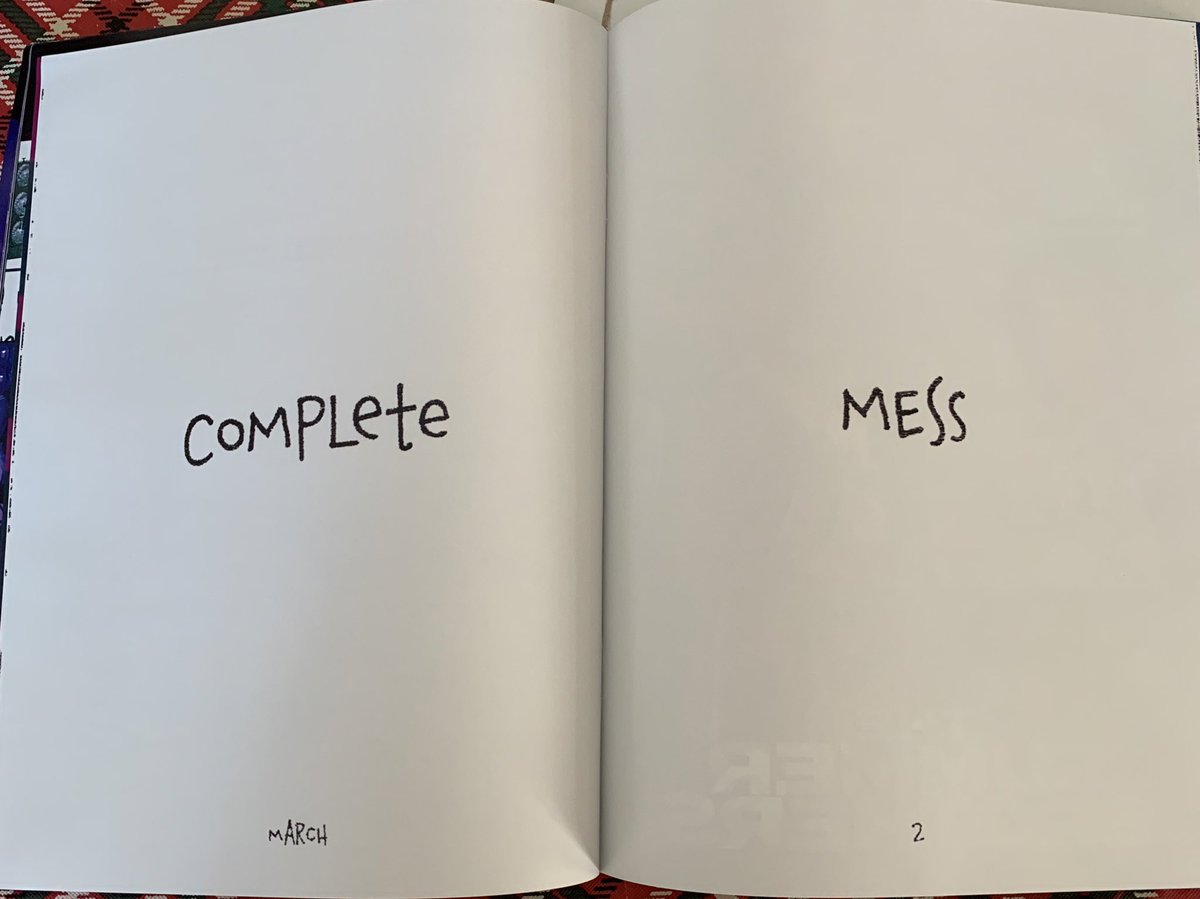 AHHH THIS BABY IS HOME WAITING FOR ME! THANK U SO MUCH <a href="/5SOS/">5 Seconds of Summer</a> I LOOK FORWARD TO ALL THE ART WITHIN! MARCH 2 KINGS! CHAOS HAS BEGUN! #CompleteMess