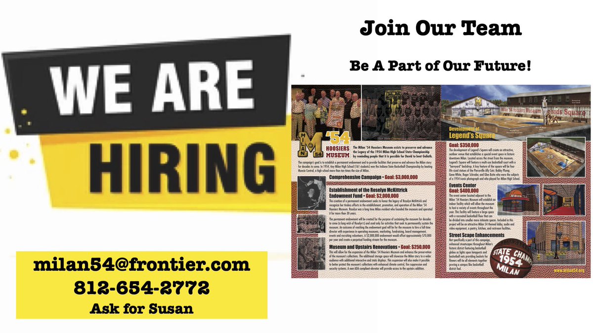 Great opportunity! Call or email Susan for details at 812-654-2772 or milan54@frontier.com    <a href="/eagle993/">Eagle Country 99.3</a> <a href="/wrbiradio/">Country 103.9 WRBI</a> <a href="/indystar/">IndyStar</a> <a href="/FOX19/">FOX19 NOW</a> @vogel_wlwt