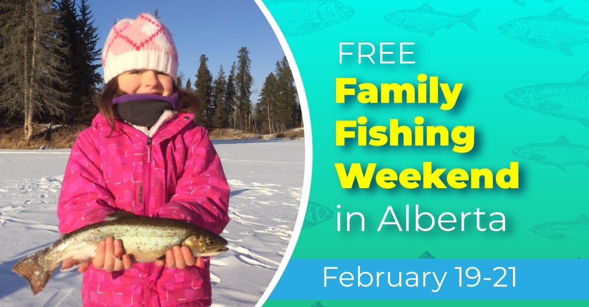 UCPCaucus's tweet photo. This weekend is Family Fishing Weekend! That means from Saturday to Monday, an Alberta sportfishing license is not required to fish in the province. 🐟 🐟 🐟
#ableg #abfish https://t.co/22W7lCAxBV